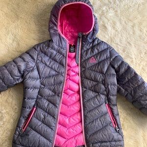 Girls’ quilted packable jacket